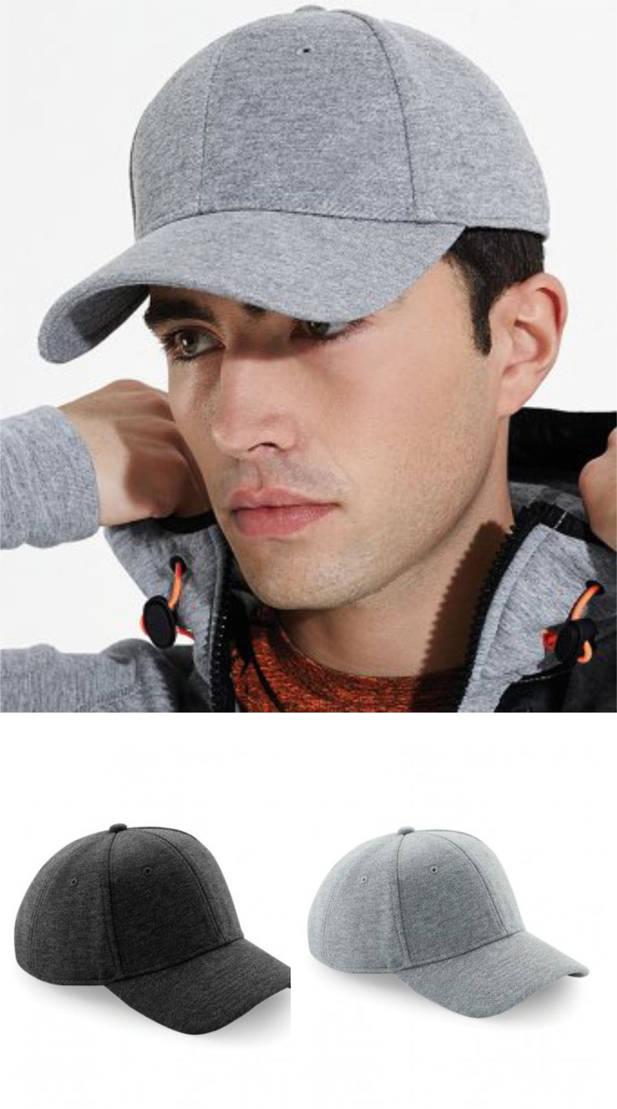 Beechfield BB677 Jersey Athleisure Baseball Cap  Beechfield BB677 Jersey Athleisure Baseball Cap